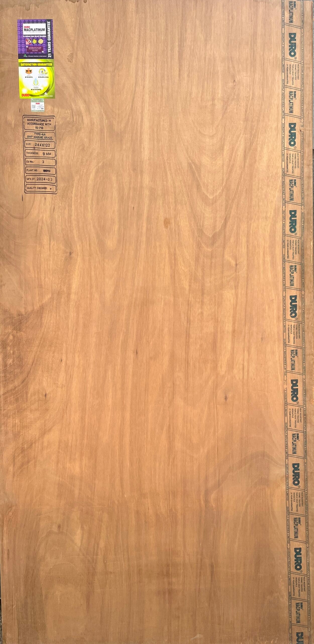 Duro Macplatinum Plywood