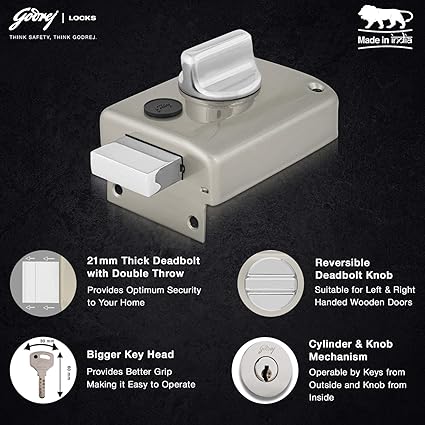 Godrej Rimlock Deadbolt Ultraxl 1Ck