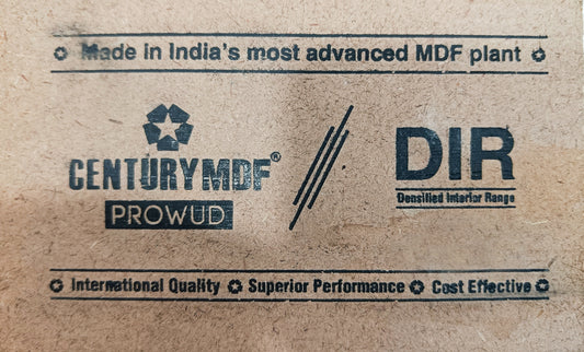 Century Prowud 8 ft x 4 ft Interior Grade Plain MDF