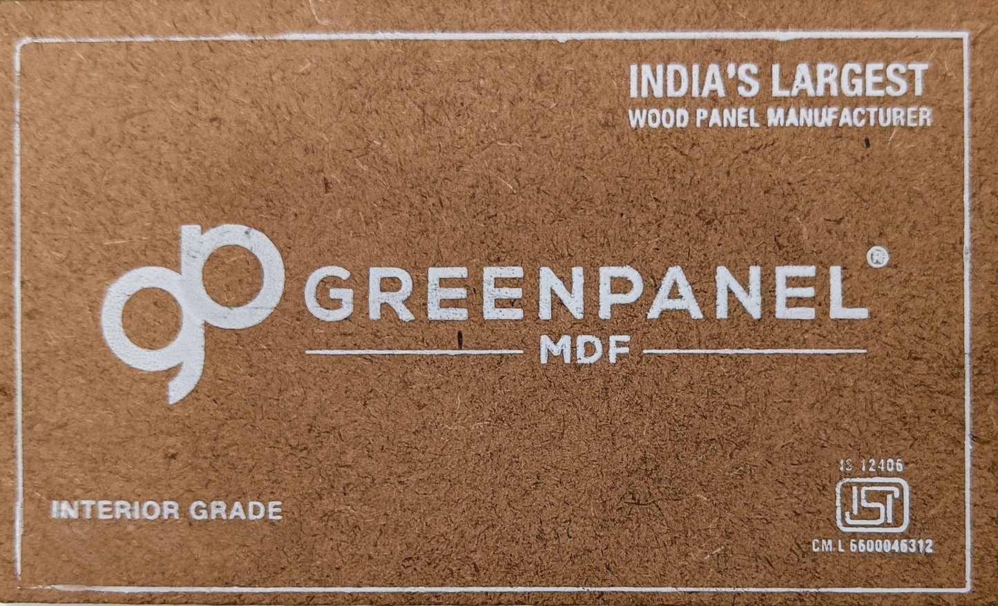 Greenpanel 8 ft x 4 ft Interior Grade Plain MDF