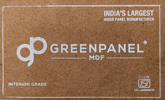 Greenpanel 8 ft x 4 ft Interior Grade Plain MDF