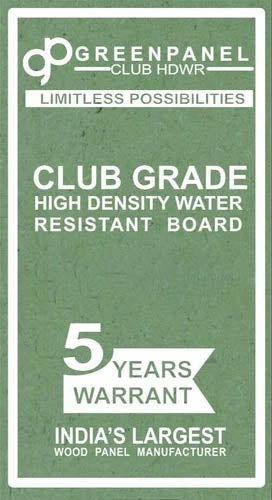 Greenpanel Club Grade 8 ft x 4 ft HDHMR