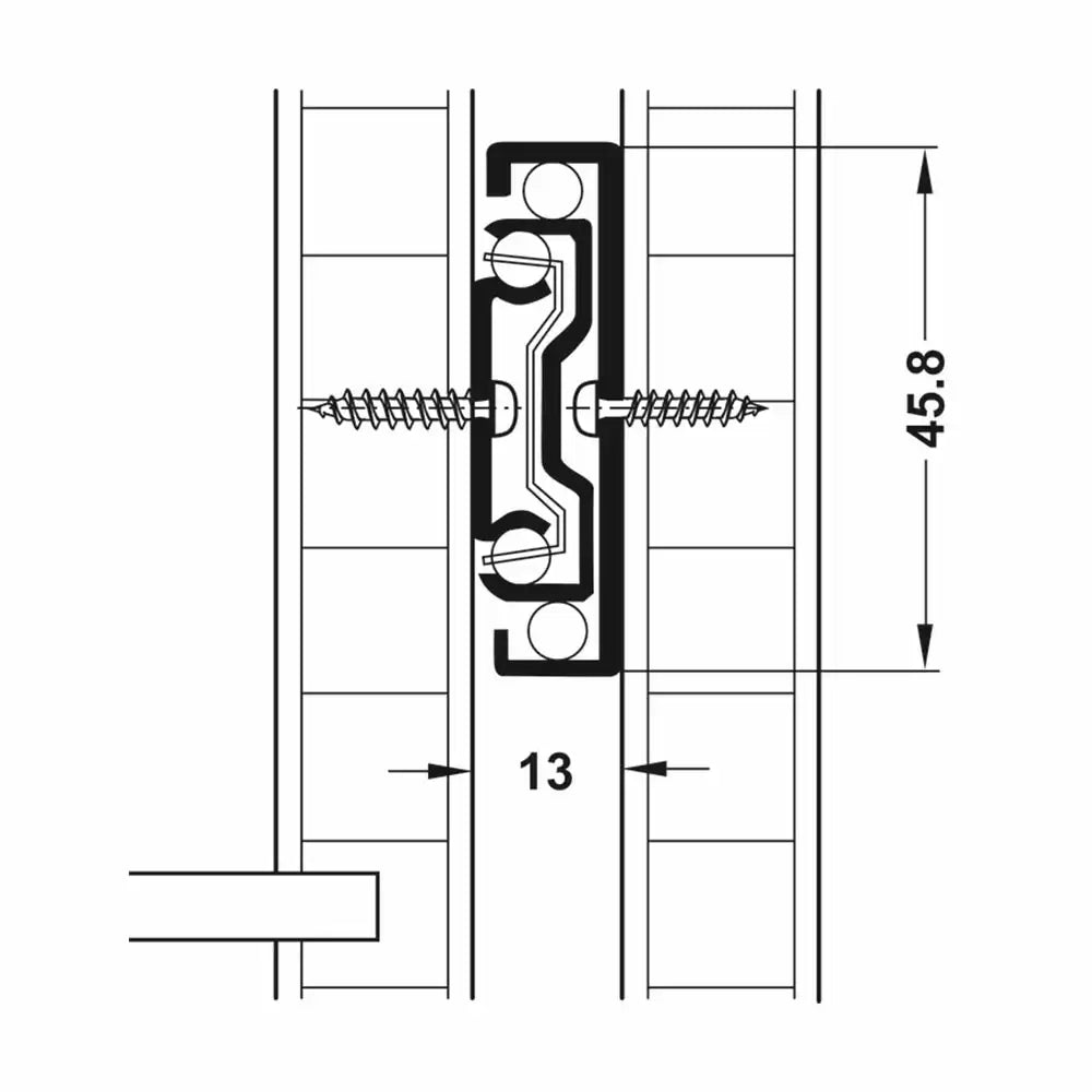 Haffele Drawer Channel Soft